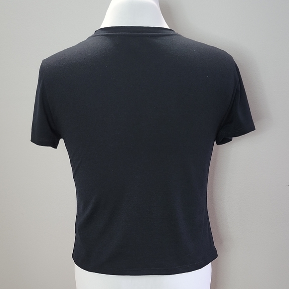 NWOT CIRCUS NY By Sam Edelman black sequins crew neck t-shirt - Picture 5 of 10